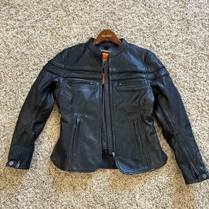 Women's Black Leather Jacket